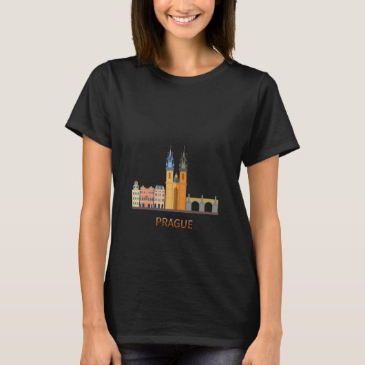 I love Prague souvenir Prague T-Shirt (Vorderseite)