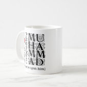 I Love Prophet Muhammad ﷺ Islamic Gift for Muslims Kaffeetasse (Vorderseite Links)