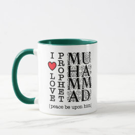 I Love Prophet Muhammad ﷺ Islamic Gift for Muslims Tasse