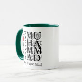 I Love Prophet Muhammad ﷺ Islamic Gift for Muslims Tasse (Vorderseite Links)
