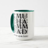 I Love Prophet Muhammad ﷺ Islamic Gift for Muslims Tasse (Vorderseite Links)