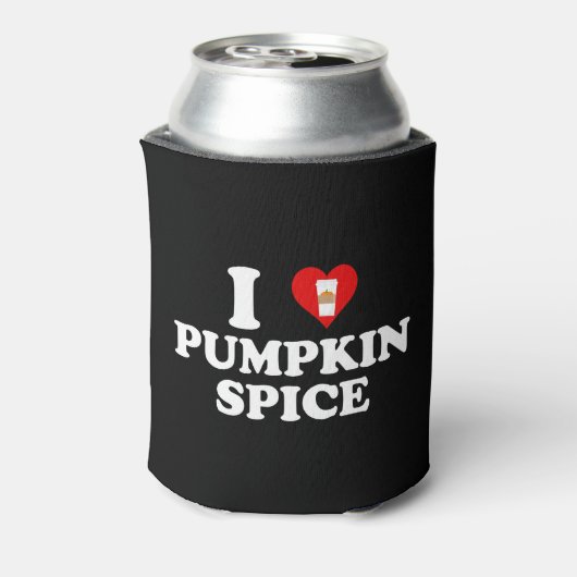 I Love Pumpkin Spice Dosenkühler (Kanne Rückseite)