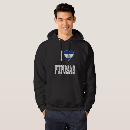 I love Pupusa from El Salvador Hoodie (Vorne ganz)