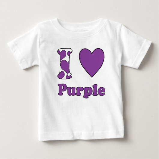 I love Purple Baby T-shirt (Vorderseite)