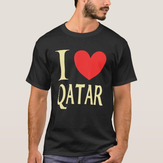I love Qatar 3 T-Shirt (Vorderseite)