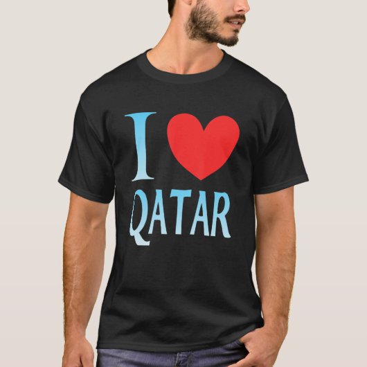 I love Qatar T-Shirt (Vorderseite)