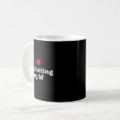 I Love Ragebaiting My Bf Heart Boy Friend Funny Sa Kaffeetasse (Vorderseite Links)