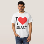 I love react T-Shirt (Vorne ganz)