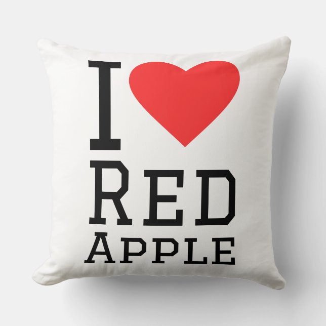 I love red apple kissen (Vorderseite)