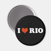 I Love Rio Magnet (Vorderseite/Rückseite)
