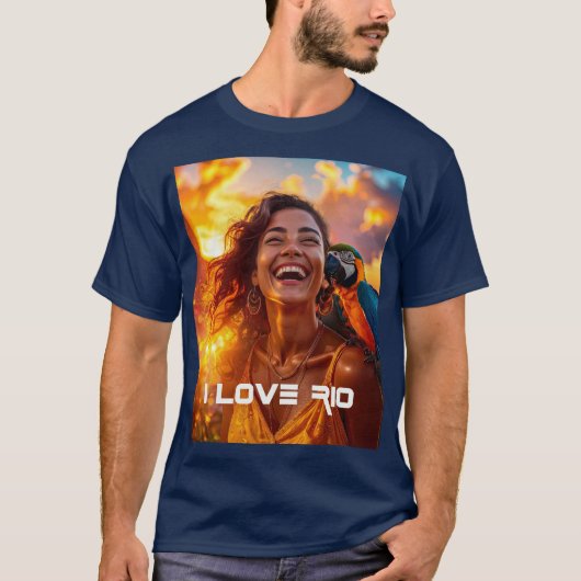 I LOVE RIO T-Shirt (Vorderseite)