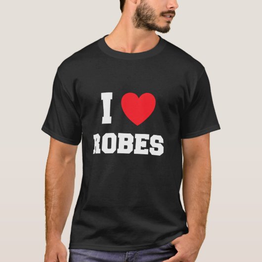 I Love robes Long Sleeve T-Shirt (Vorderseite)