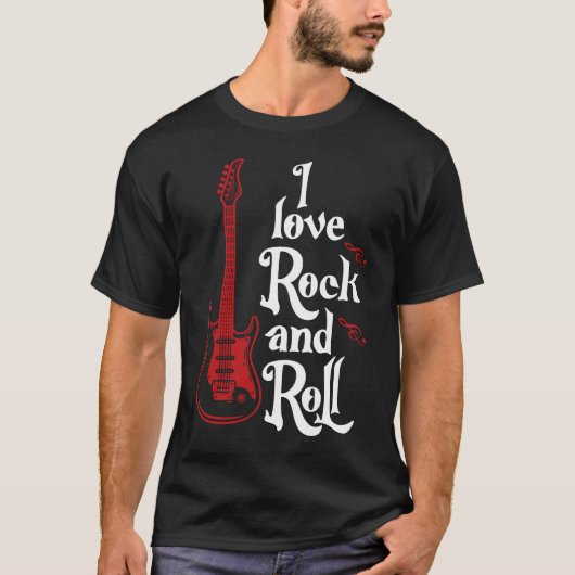 I love rock and roll T-Shirt (Vorderseite)