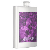 I Love Rock 'N Roll Electric Guitar Personalized Flachmann (Rechts)