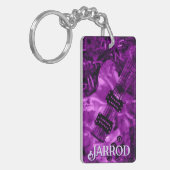 I Love Rock 'N Roll Electric Guitar Personalized Schlüsselanhänger (Vorderseite links)