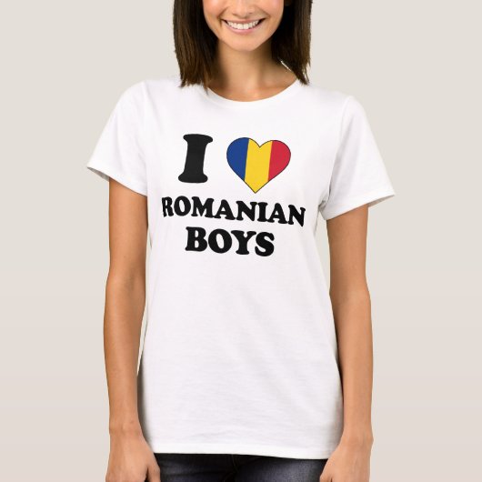 I love Romanian Boys T-Shirt (Vorderseite)