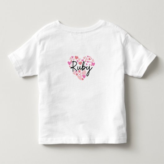 I love Ruby Kleinkind T-shirt (Rückseite)