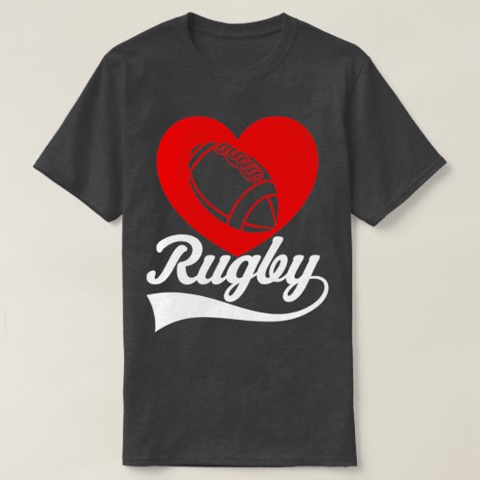 I love rugby Rugby forever 2 T-Shirt (Design vorne)
