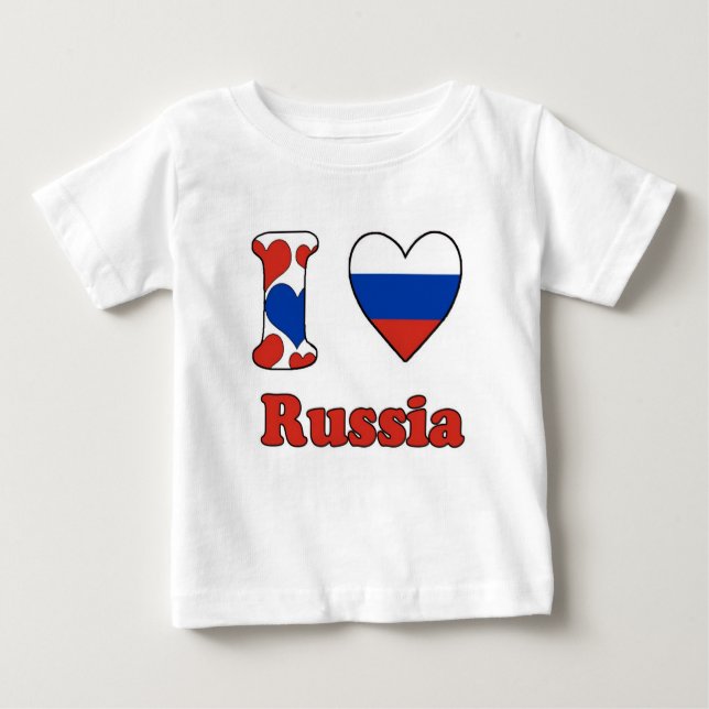 I love Russia Baby T-shirt (Vorderseite)