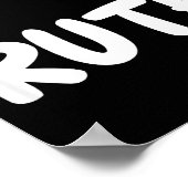 I Love Ruth - Heart - Name Poster (Ecke)