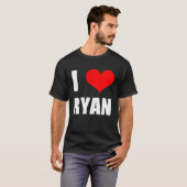 I Love Ryan Heart T-Shirt (Vorne ganz)