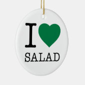 I LOVE SALAD KERAMIK ORNAMENT (Rechts)