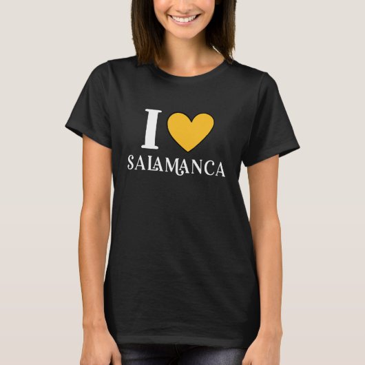 I Love Salamanca Spain T-Shirt (Vorderseite)
