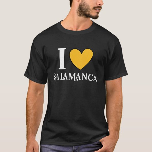 I Love Salamanca Spain T-Shirt (Vorderseite)