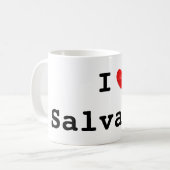 I love Salvador Kaffeetasse (Vorderseite Links)