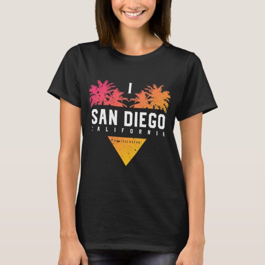 I Love San Diego T-Shirt (Vorderseite)