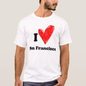 I love San Francisco T Shirt (Vorderseite)