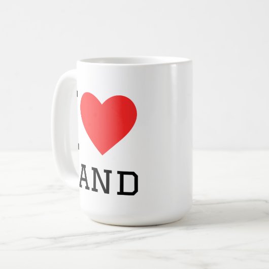 I love sand kaffeetasse (Vorderseite Links)