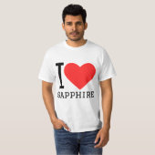 I love sapphire T-Shirt (Vorne ganz)