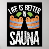 I love saunas poster (Vorne)