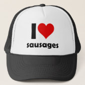 I love sausages truckerkappe (Vorderseite)