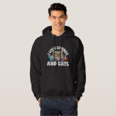 I Love Science & Cats Cute Kitty Cat Feline Studen Hoodie (Vorne ganz)