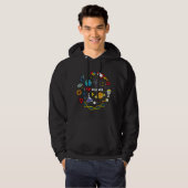 I Love Science Funny Physics Science Lovers Math  Hoodie (Vorne ganz)