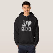 I love science Lover Teacher Scientist Sciences Hoodie (Vorne ganz)