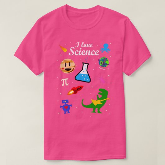 I Love ScienceTShirt T-Shirt (Design vorne)