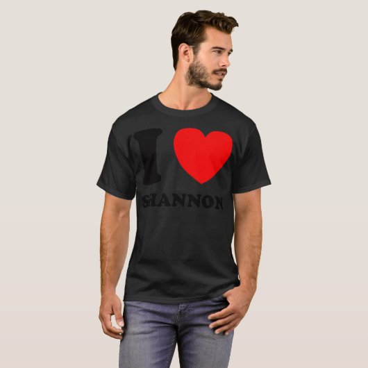 I Love Shannon  T-Shirt (Vorne ganz)