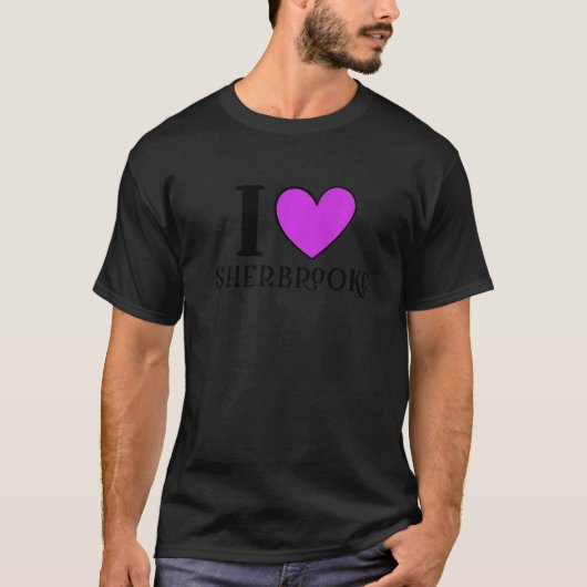 I Love Sherbrooke Canada Premium T-Shirt (Vorderseite)