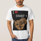 i love snakes T-Shirt (Vorderseite)