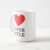 I love sniper riffle kaffeetasse (Vorderseite Links)