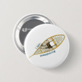 i love snowshoeing button (Vorne & Hinten)