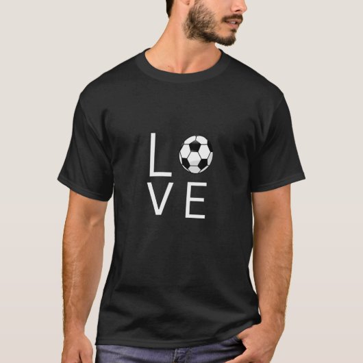 I Love Soccer T-Shirt (Vorderseite)