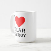 I love solar energy kaffeetasse (Vorderseite Links)