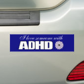I love someone with Attention deficit disorder Autoaufkleber (Auf Auto)