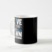 I Love Someone With Down Syndrom Kaffeetasse (Vorderseite Links)