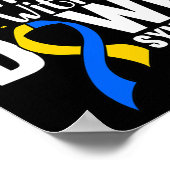 I Love Someone With Down Syndrom Poster (Ecke)