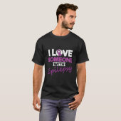 I Love Someone With Epilepsy Day Seizures Warrior  T-Shirt (Vorne ganz)